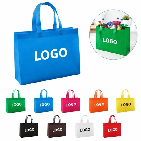 Reusable Spun-Bonded Polypropylene Shopping Tote Bag