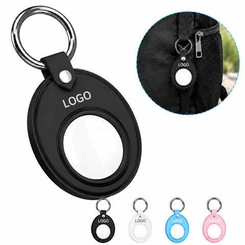 Waterproof Soft Silicone Coin Holder Keyring