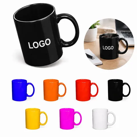 Colorful Sublimation Print Ceramic Coffee Mug Microwave Safe