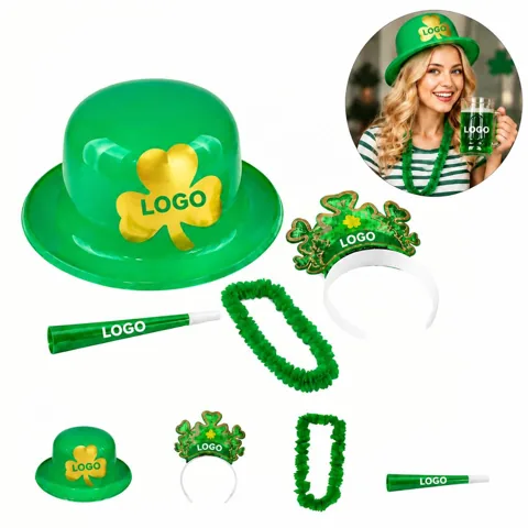 St. Patrick's Day Party Pack with Shamrock Decorations