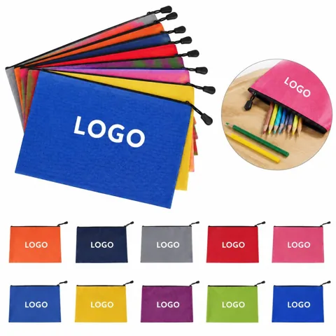 A5 Oxford Document File Bag with Football Print