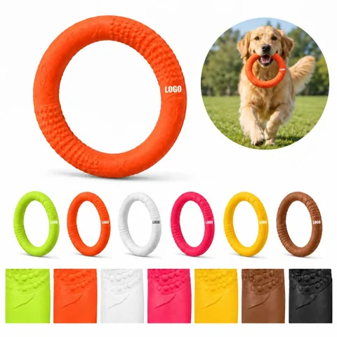 Floating Rubber Dog Fetch Toy for Water Play