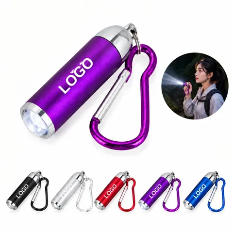 Mini Zoomable LED Keychain Flashlight