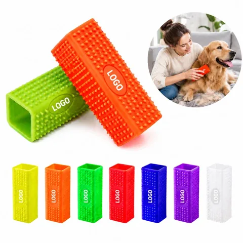Soft Silicone Grooming Brush for Pet Hair Removal