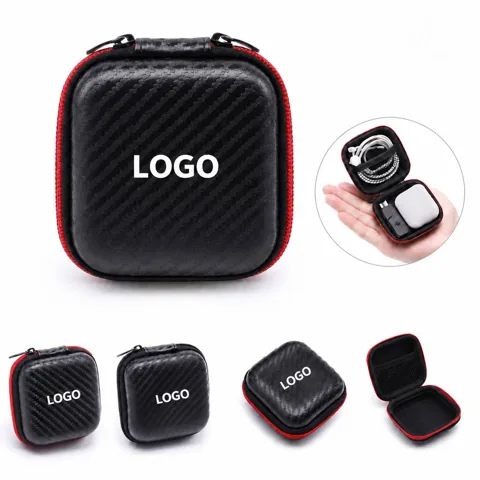 Shockproof EVA Headphone Storage Case with Zipper