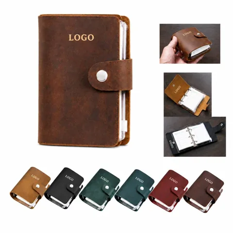 Genuine Cowhide Refillable Journal Notepad for Daily Use