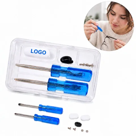 Eyewear Fixing Tool Set with Precision Screwdrivers