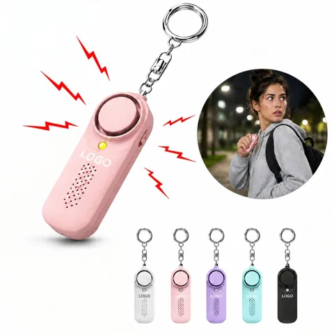 Portable Personal Safety Alarm with Built-in Battery