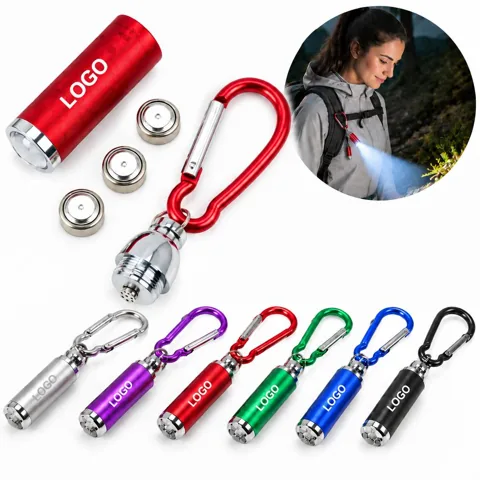 Compact Handheld LED Flashlight for Camping and Emergencies