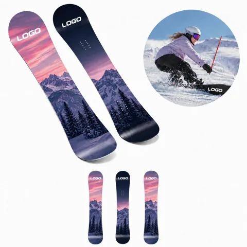 All Mountain Ski System with Adjustable Bindings