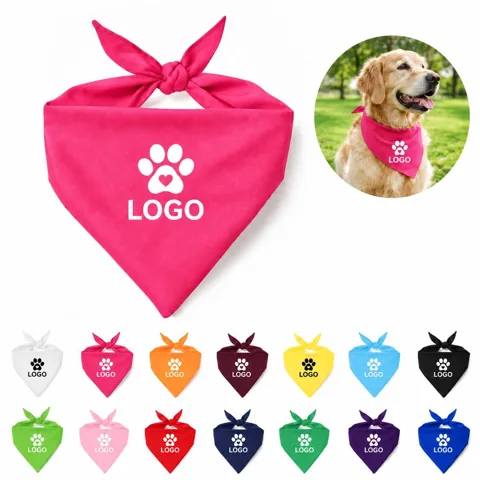 Soft Breathable Adjustable Pet Bandana for Dogs and Cats