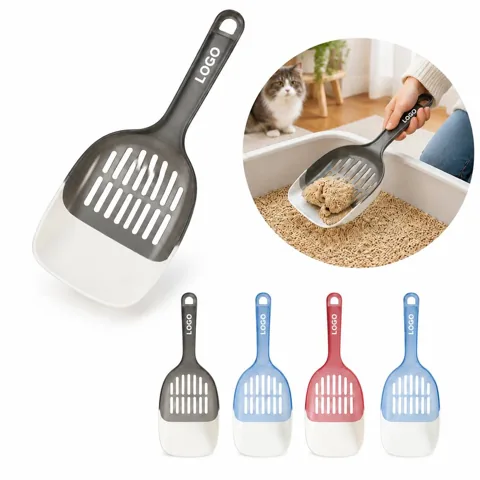 Cat Litter Scoop and Holder Set Ergonomic Design