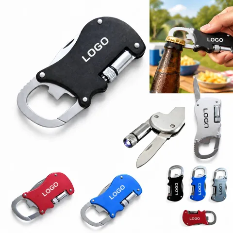 Multi-Function Beer Bottle Opener, Compact Durable Design