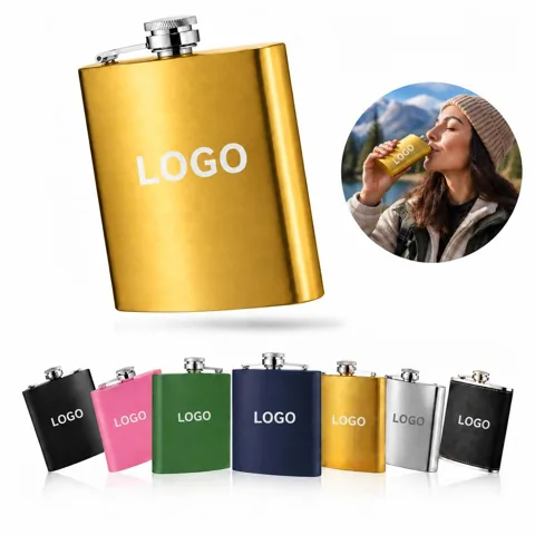 Portable Stainless Steel Leakproof Flask for Travel