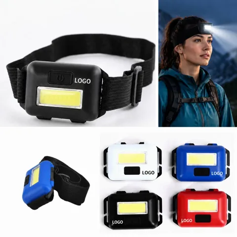 Hands-Free Water-Resistant LED Headlamp for Camping