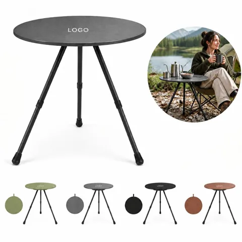 Portable Folding Aluminum Camping Table for Outdoor Use