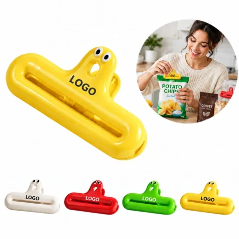 Food Bag Sealing Clips Reusable Flexible Caterpillar Design