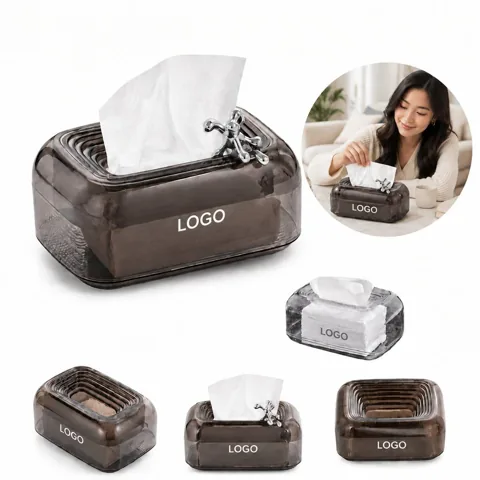 Clear Acrylic Tissue Storage Box
