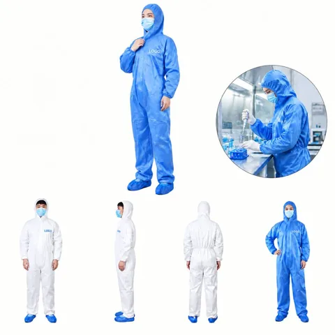 Disposable Breathable Full-Body Protective Coverall