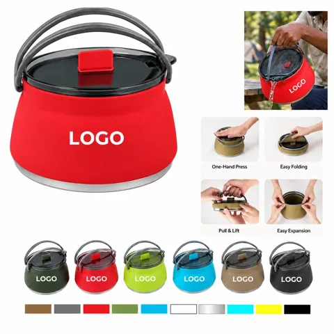 Collapsible Outdoor Kettle Set for Camping and Hiking
