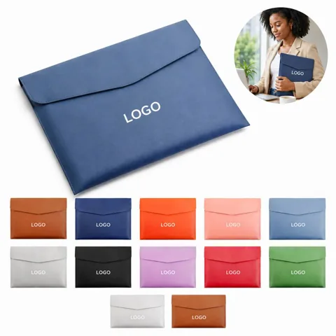 Leather Document Briefcase Bag for Business