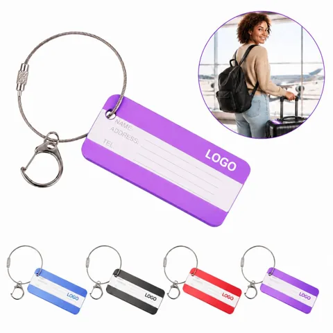 Metal Identification Tag with Cable Tie Fastener