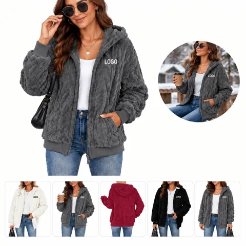 Women's Winter Warm Plush Lined Fur Coat
