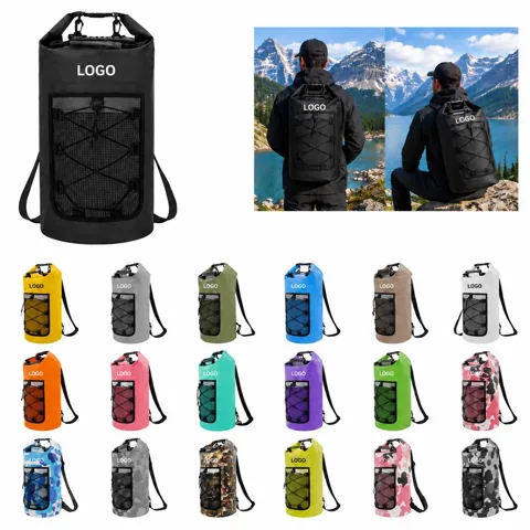 PVC Coated Mesh Tote for Wet Gear, Waterproof Outdoor Bag