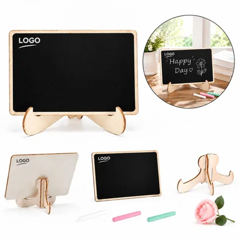 Reusable Wooden Chalkboard for Home Office Notes and Menus