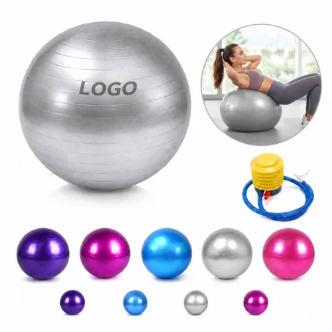 Anti-Slip Adjustable Yoga Ball for Fitness with Pump