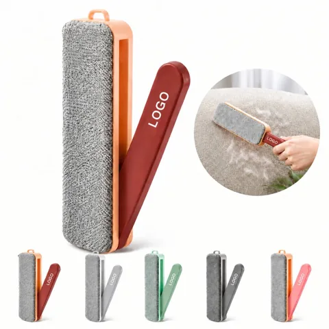 Pet Grooming Brush with Ergonomic Handle for Fur Removal