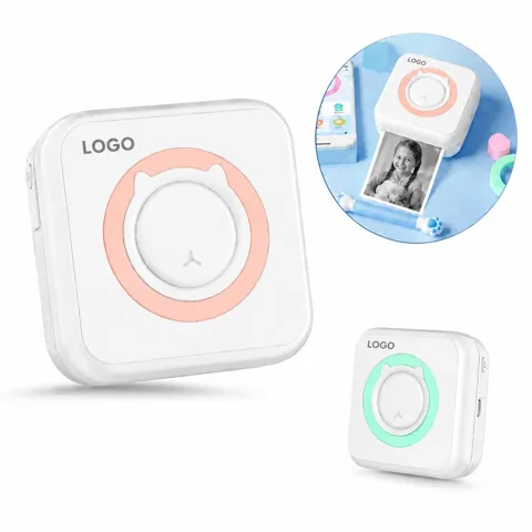 Portable Labeling Kit with Backlit Display and Tape