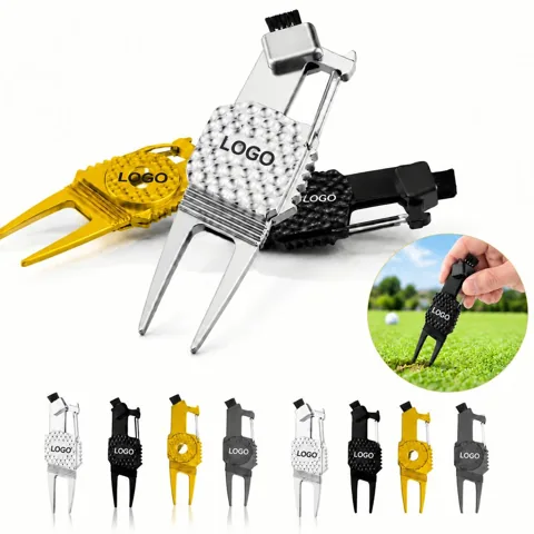 Multifunctional Zinc Alloy Golf Accessory for Alignment