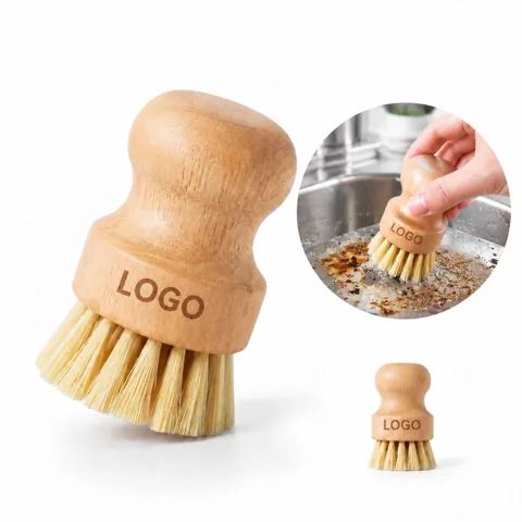 Eco-Friendly Sisal Scrub Brush for Kitchen Cookware