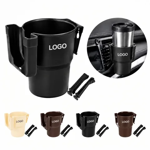 Multifunctional Car Cup Holder with Phone Slot and Tray