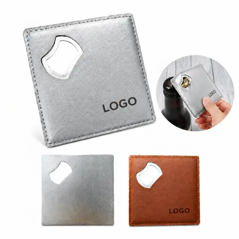 Stainless Steel Coaster Bottle Opener