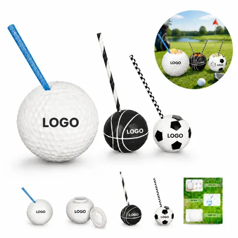 Insulated Golf Tumbler Cup with Straw
