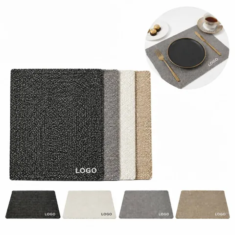 PVC Placemats Stain-Resistant Wipe-Clean Table Mats