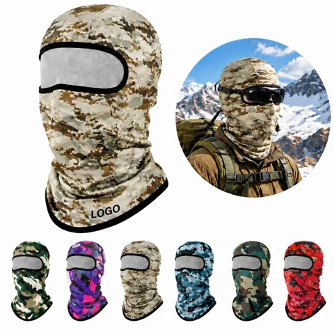 Winter Camo Cycling Face Cover Neck Gaiter Breathable