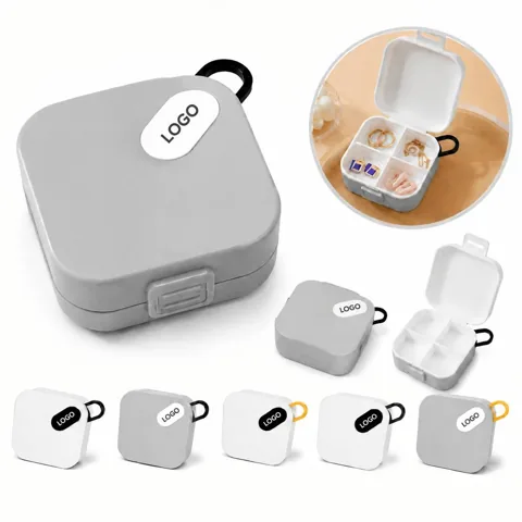 Compact Travel Organizer Box with Custom Segments for