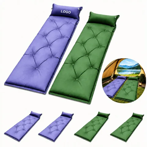 Portable Inflatable Camping Air Mattress with Pump