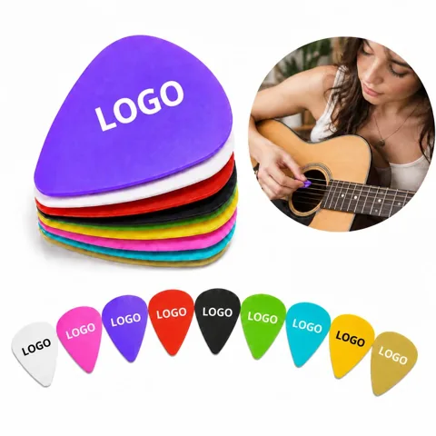 Clear Acrylic Guitar Picks for Acoustic and Electric Guitars