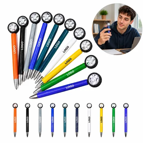 Tire-Shaped Spinner Pen with Rotating Ring for Stress Relief