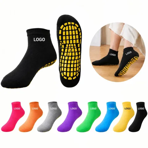 Non Slip Open Toe Yoga Socks with Silicone Grip