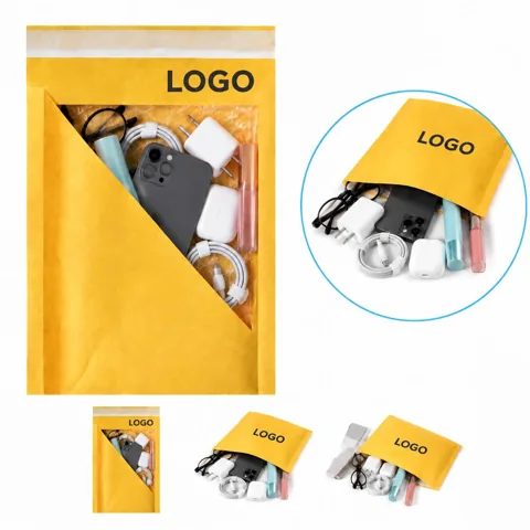 Kraft Paper Bubble Mailers Self-Sealing Shipping Bags