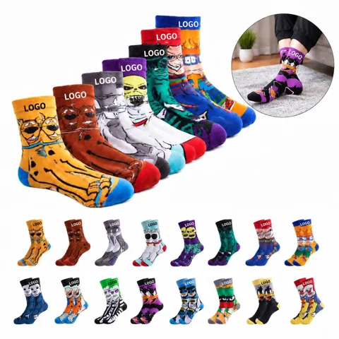 Breathable Mid-Calf Casual Socks with Ribbed Texture