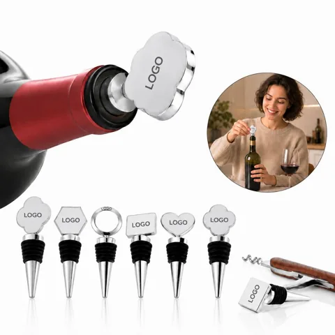 Airtight Custom Wine Bottle Stopper for Freshness
