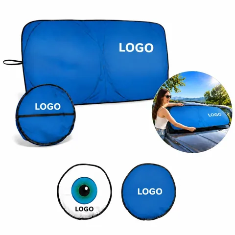 Foldable Dual Panel Car Windshield Sunshade UV Block