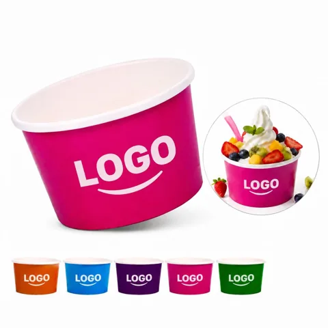 Disposable Leak-Resistant Paper Cup for Ice Cream