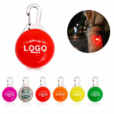 LED Pet Collar Pendant with Bright Night Safety Light